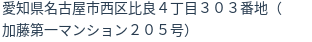 住所（登記所在地）