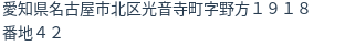 住所(登記所在地)