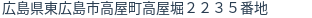 住所(登記所在地)