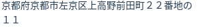 住所(登記所在地)