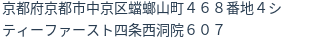 住所（登記所在地）