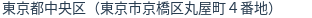 住所（登記所在地）
