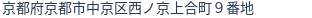 住所（登記所在地）