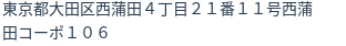 住所(登記所在地)