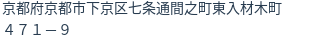 住所（登記所在地）