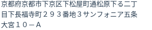 住所（登記所在地）