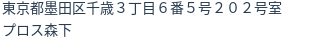 住所（登記所在地）