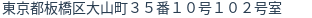 住所（登記所在地）