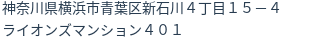 住所（登記所在地）