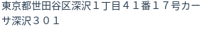 住所（登記所在地）