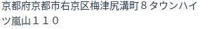 住所（登記所在地）