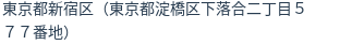 住所(登記所在地)