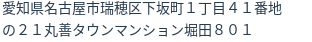 住所(登記所在地)