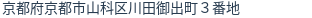 住所（登記所在地）