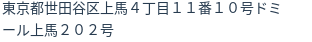 住所（登記所在地）