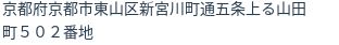 住所（登記所在地）
