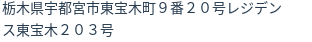 住所（登記所在地）