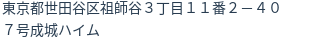 住所(登記所在地)