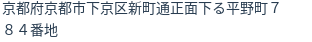 住所（登記所在地）