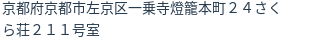 住所（登記所在地）