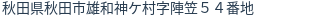 住所(登記所在地)