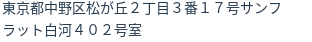 住所(登記所在地)