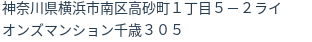 住所(登記所在地)