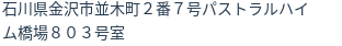 住所(登記所在地)