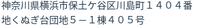 住所(登記所在地)
