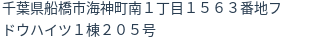 住所(登記所在地)
