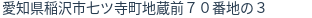 住所(登記所在地)