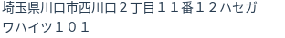住所（登記所在地）