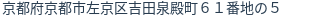 住所(登記所在地)