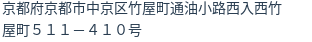 住所（登記所在地）