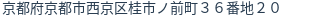 住所（登記所在地）