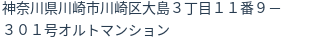 住所（登記所在地）