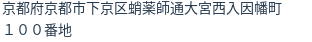 住所（登記所在地）
