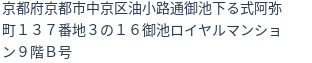 住所(登記所在地)