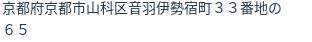 住所（登記所在地）