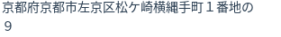 住所（登記所在地）