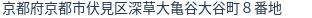 住所(登記所在地)