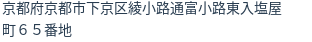 住所（登記所在地）