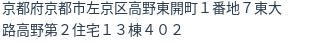 住所（登記所在地）