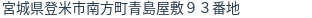 住所（登記所在地）