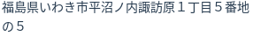 住所(登記所在地)