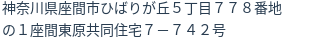 住所(登記所在地)