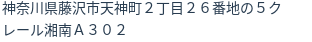 住所(登記所在地)