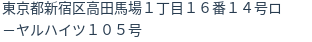 住所(登記所在地)