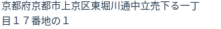 住所(登記所在地)