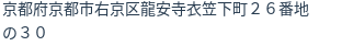 住所(登記所在地)